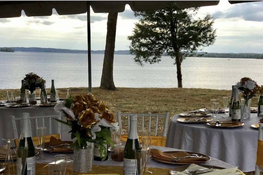 Tent Formal Set up (rented)