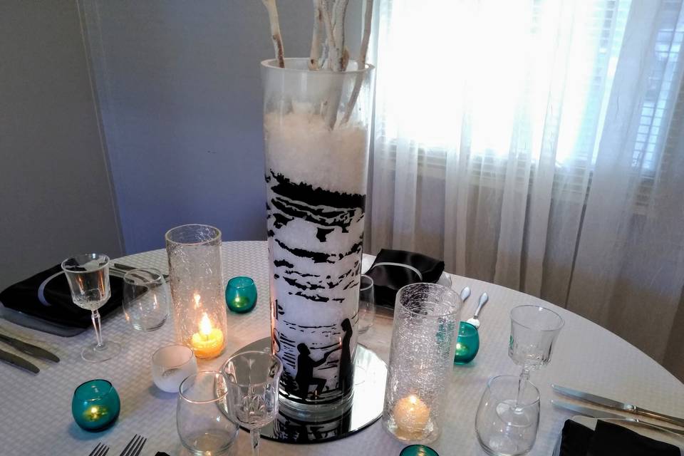 Another angle of a memory vase