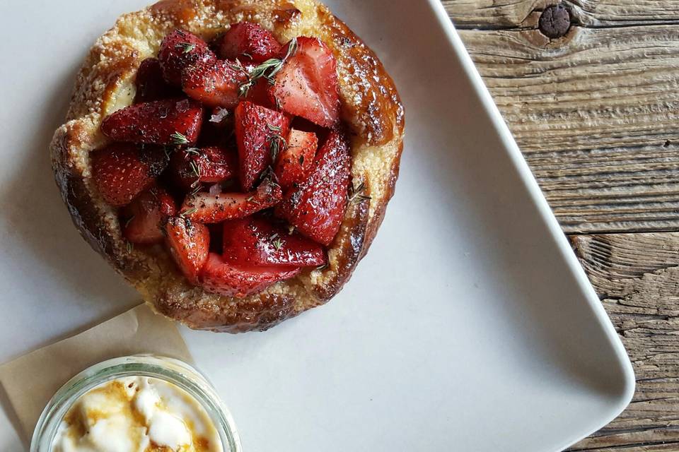 Strawberry Ricotta Crostata