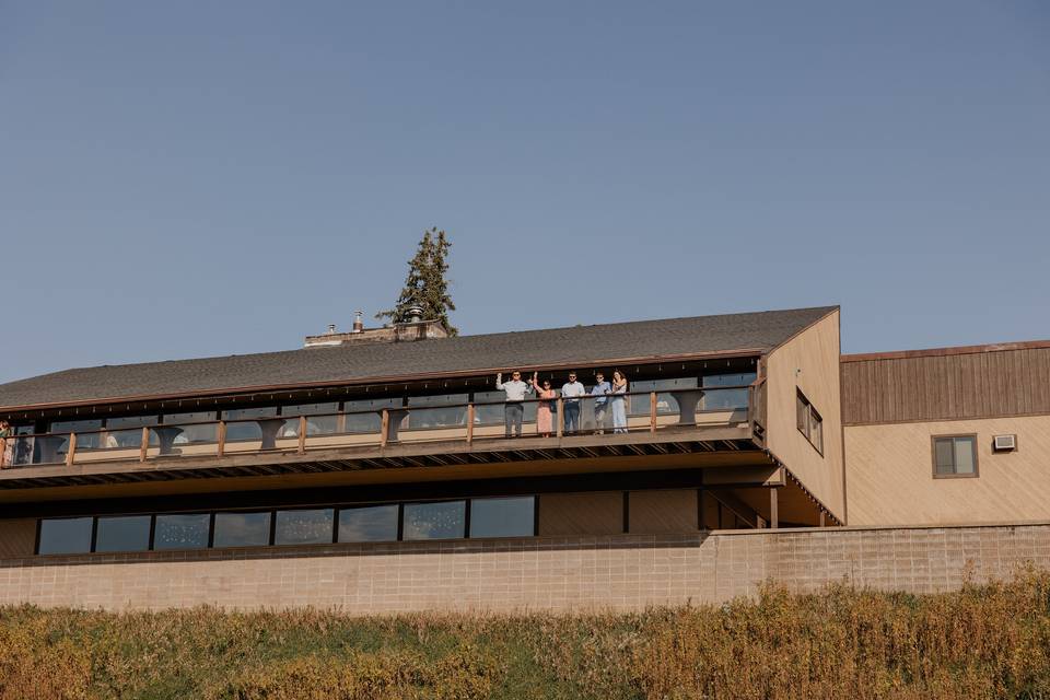 Large Deck off Main Lodge