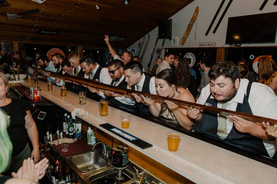 Shotskis at Reception
