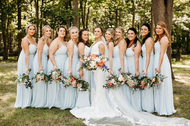 Bridal Party at Mount Hope Far