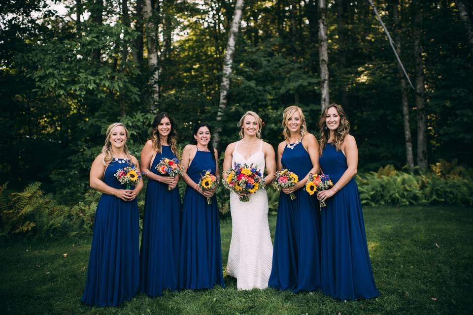 Bridal Party in Maine