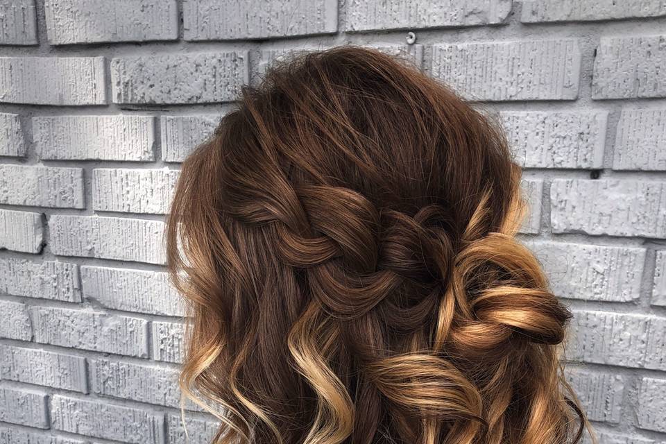 Half up Braided Style