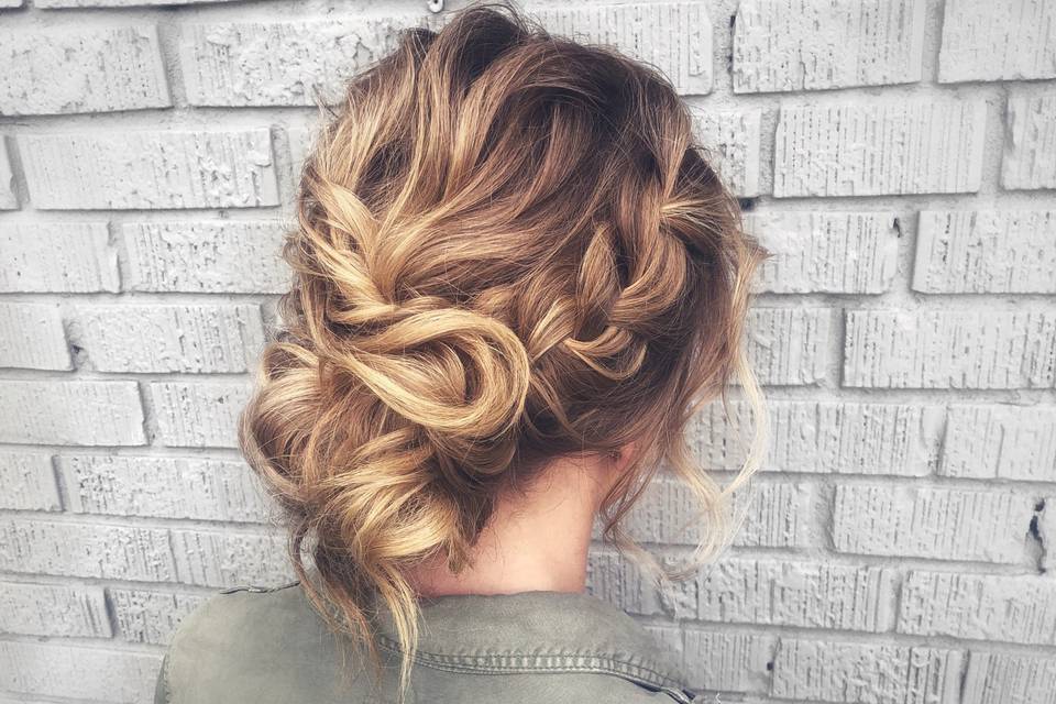 Boho Braided updo