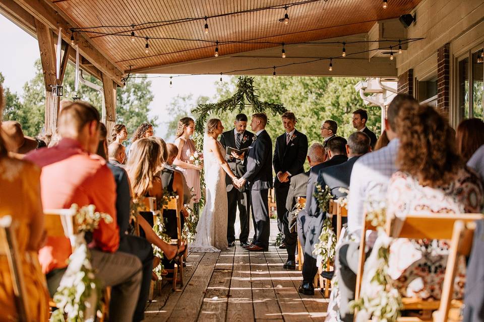 Ceremony on Deck