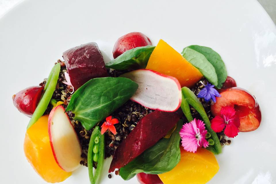 Roasted Beets and Quinoa