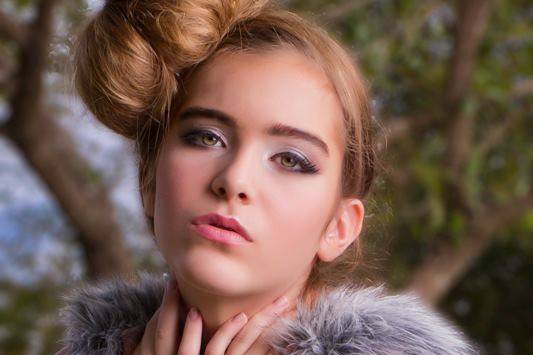 Natural and light makeup