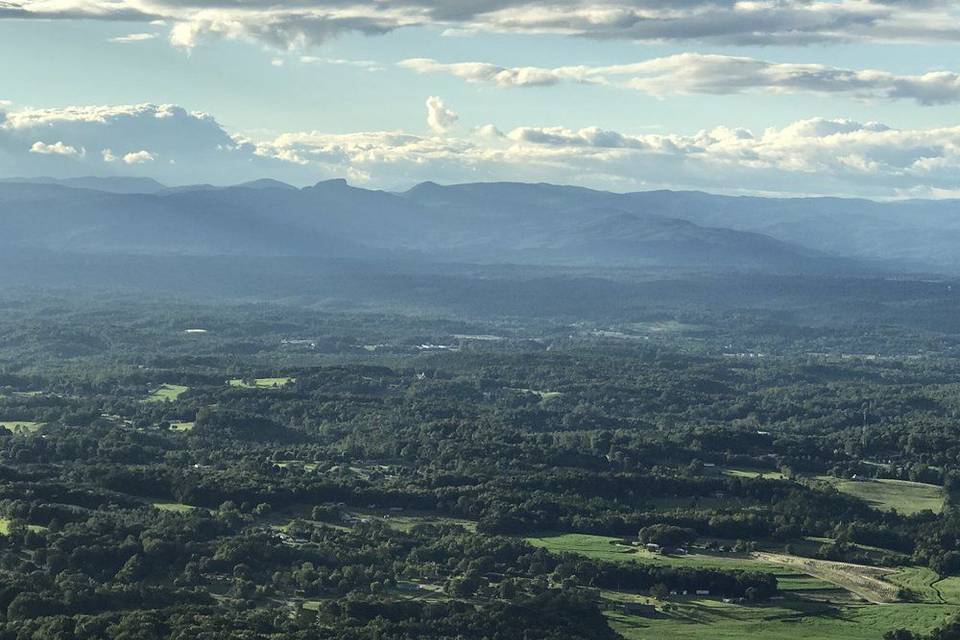 View of Table Rock from venue