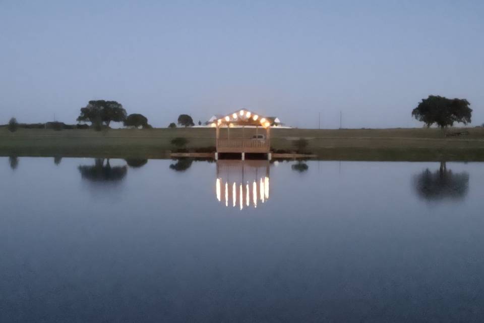 Pavilion across the pond