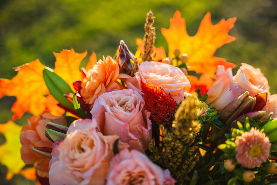 Bridal Bouquet-Fall Elopement