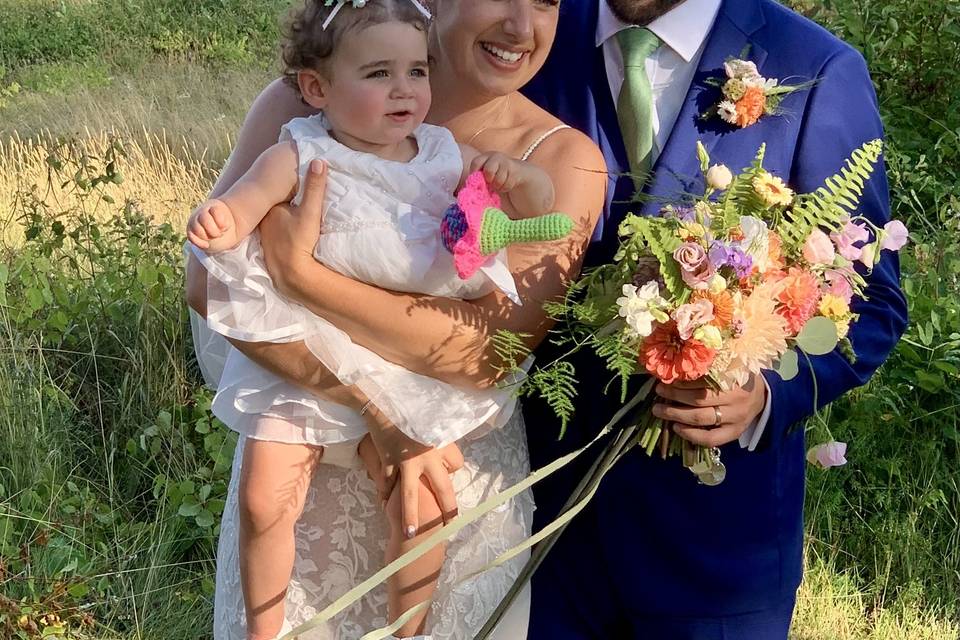 Our sweet little flower girl