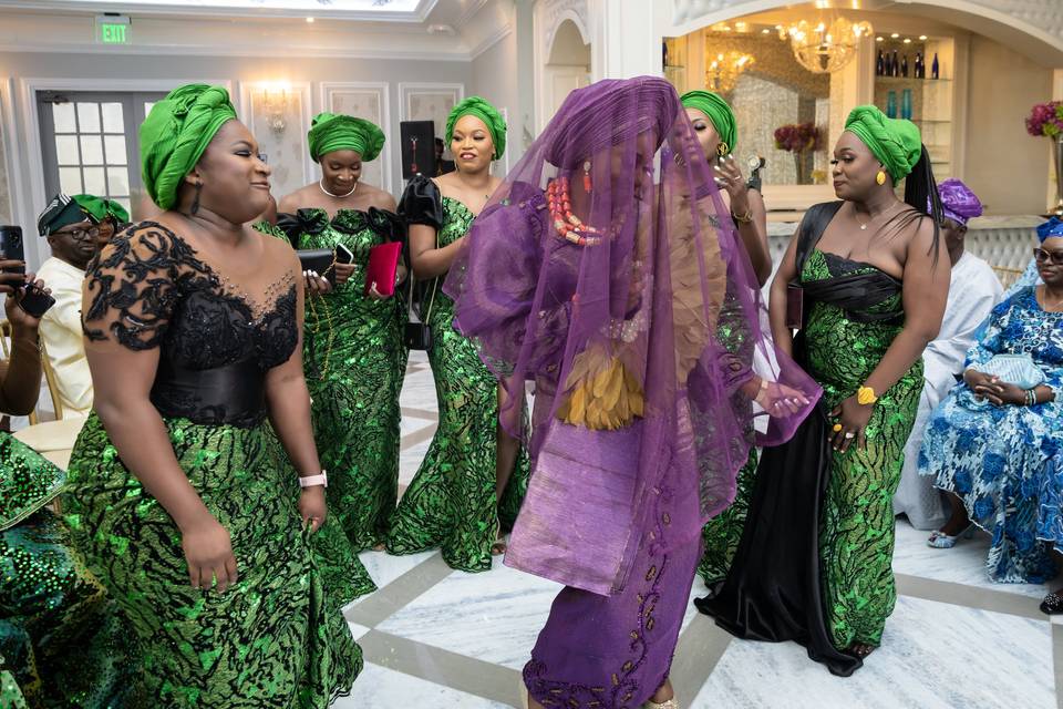 Bride & her bridesmaid
