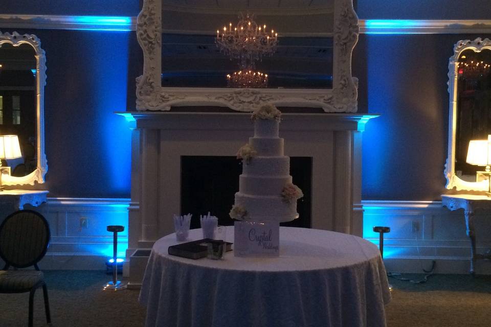 Wedding cake display