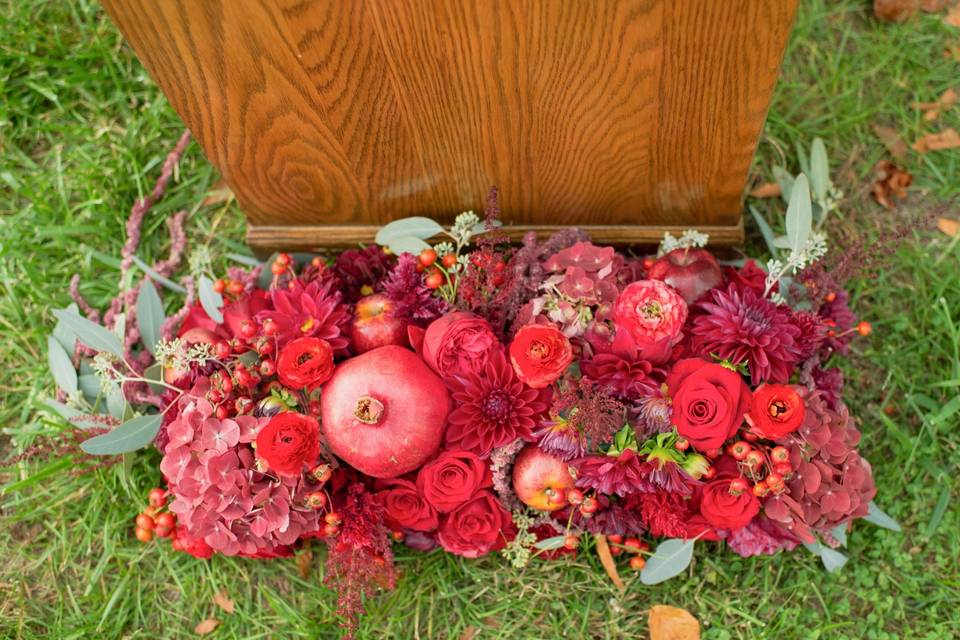 Nationals Park Wedding  Petal's Edge Floral Design