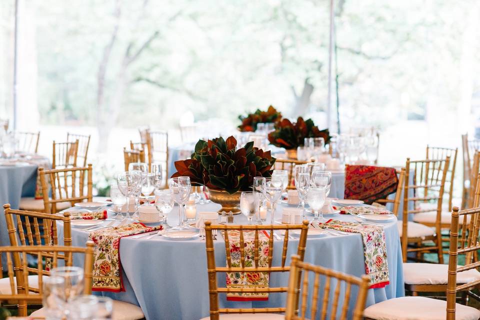 Southern Charm at home wedding