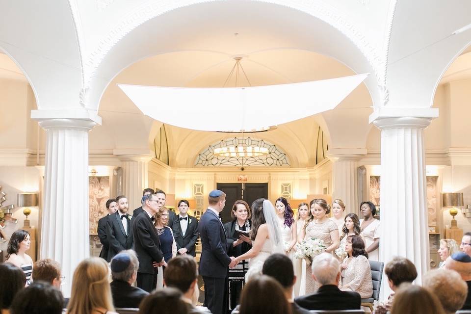 Blush wedding at the Monaco DC