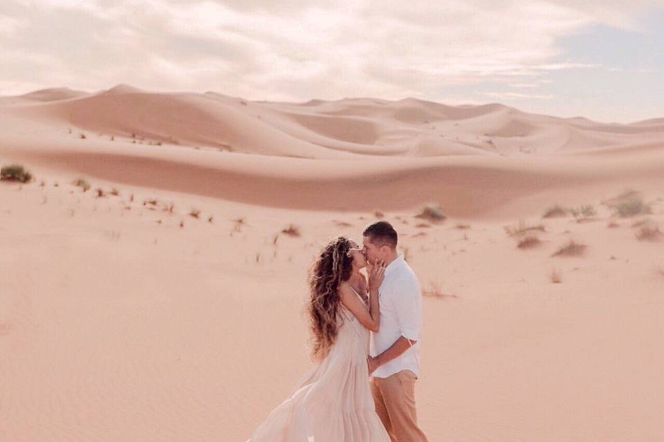 Honeymoon in the sahara desert
