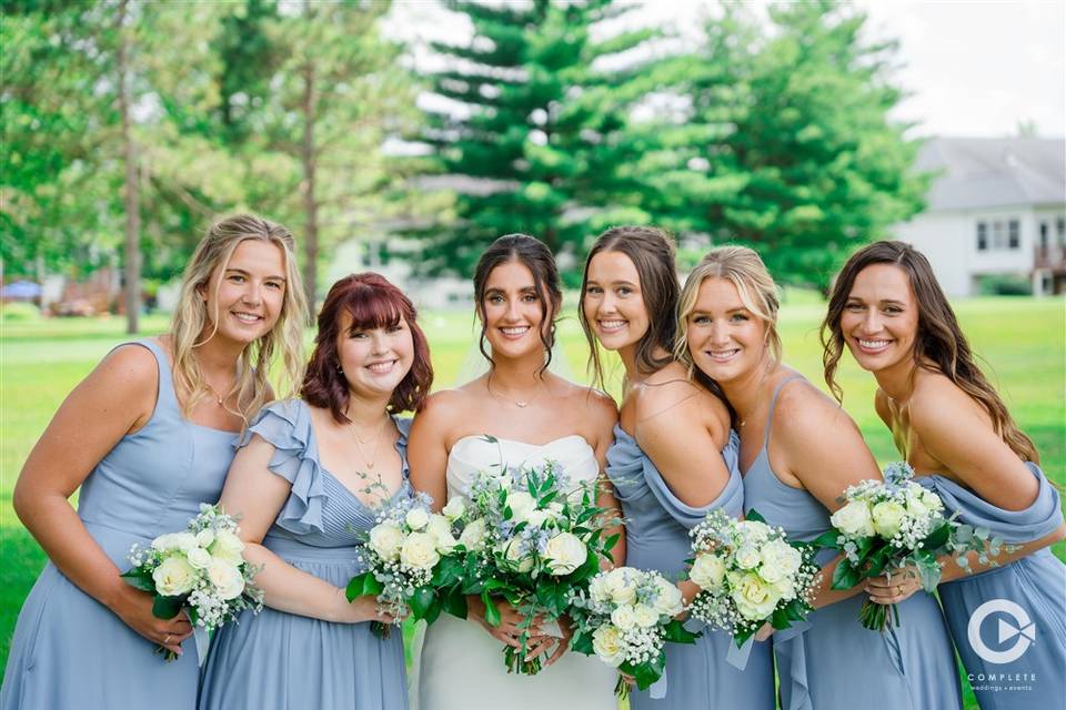 Bride + Bridesmaids
