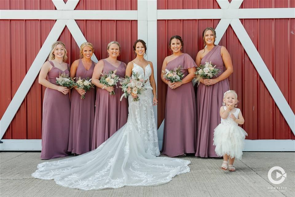 Bride + Bridesmaids