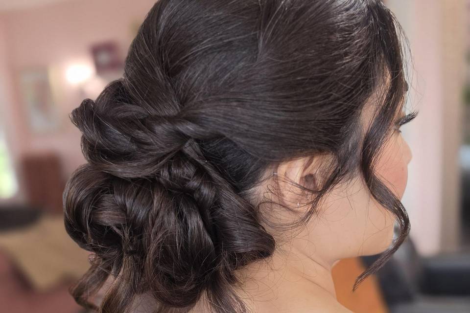 Elegant low bun