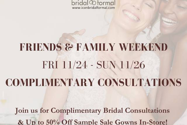Join us for Friends & Family!