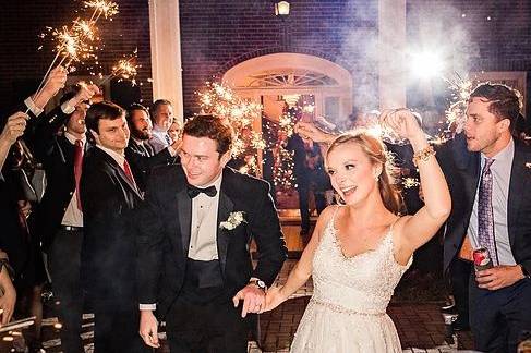 Sparkler Send-off By Kelli Guthrie Photography