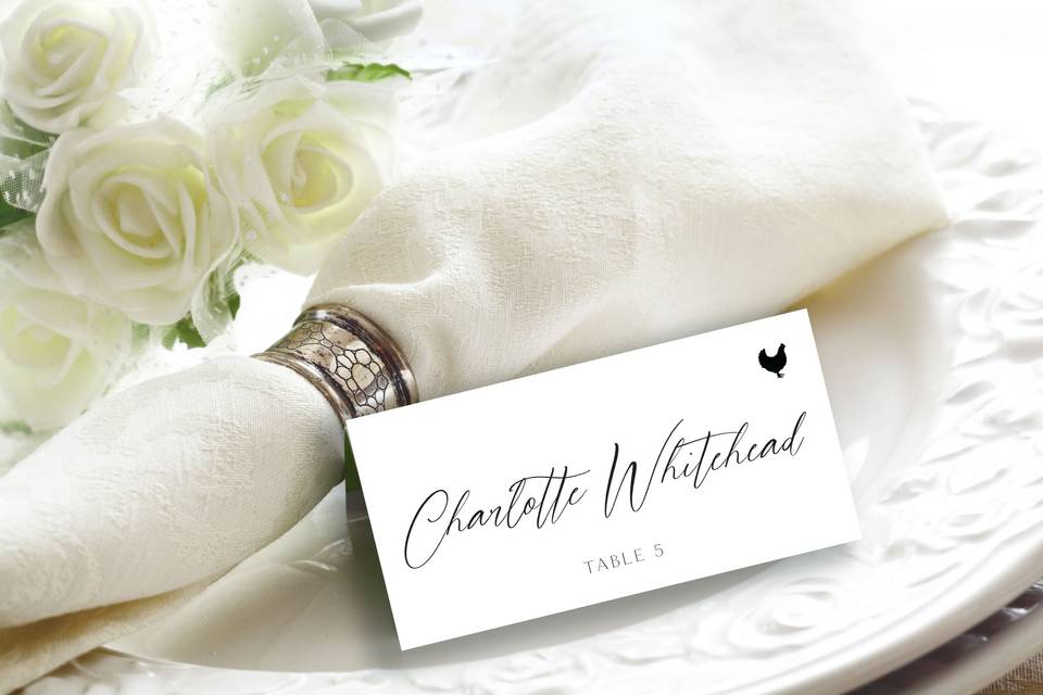 Francie place card