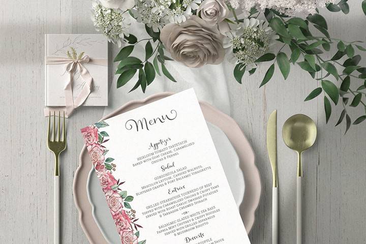 Rose Border Menu