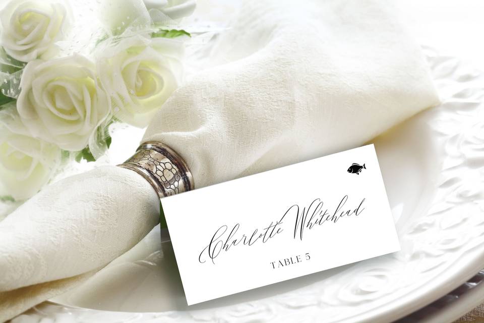 Victoria place card