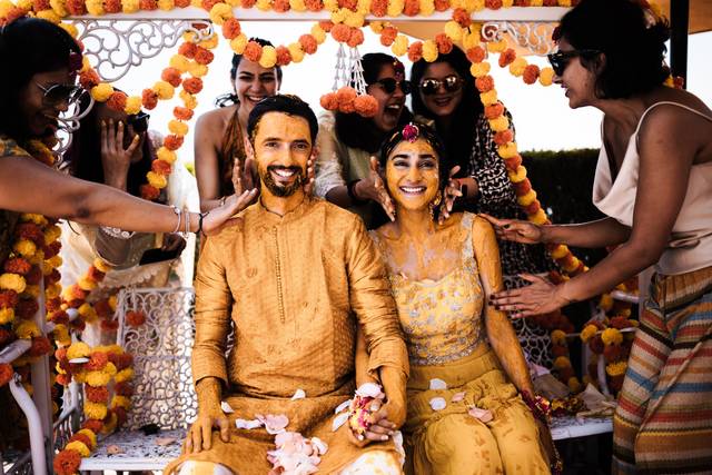 Happy newlyweds