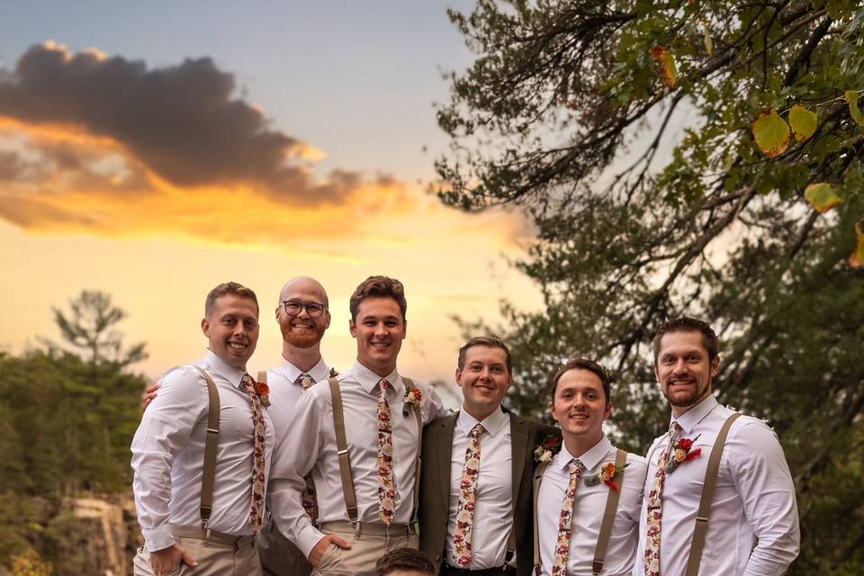 Groomsmen Warm Vibrant edits