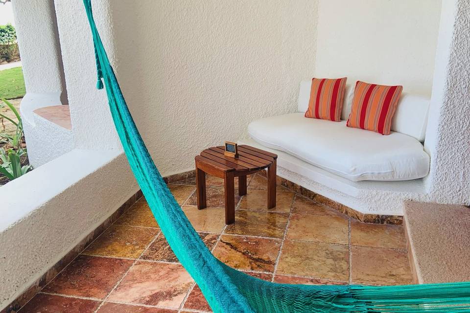 Private balcony in Cancun