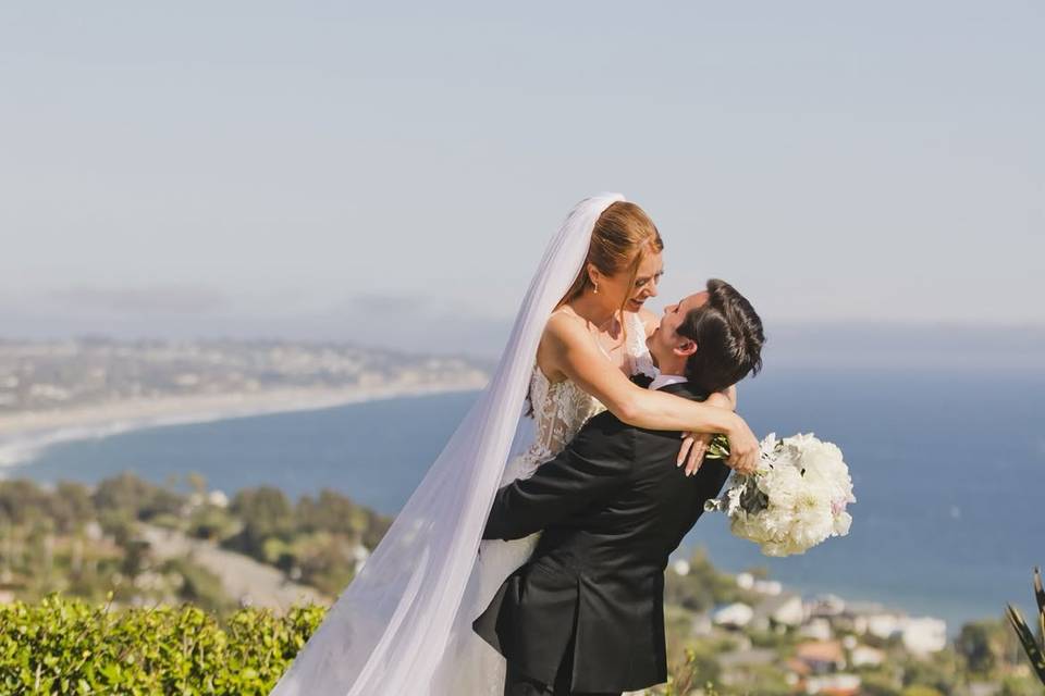 Beautiful ceremony views