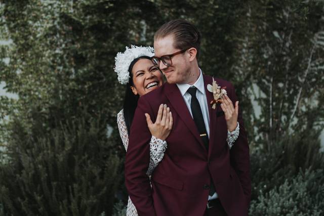 Bride and groom
