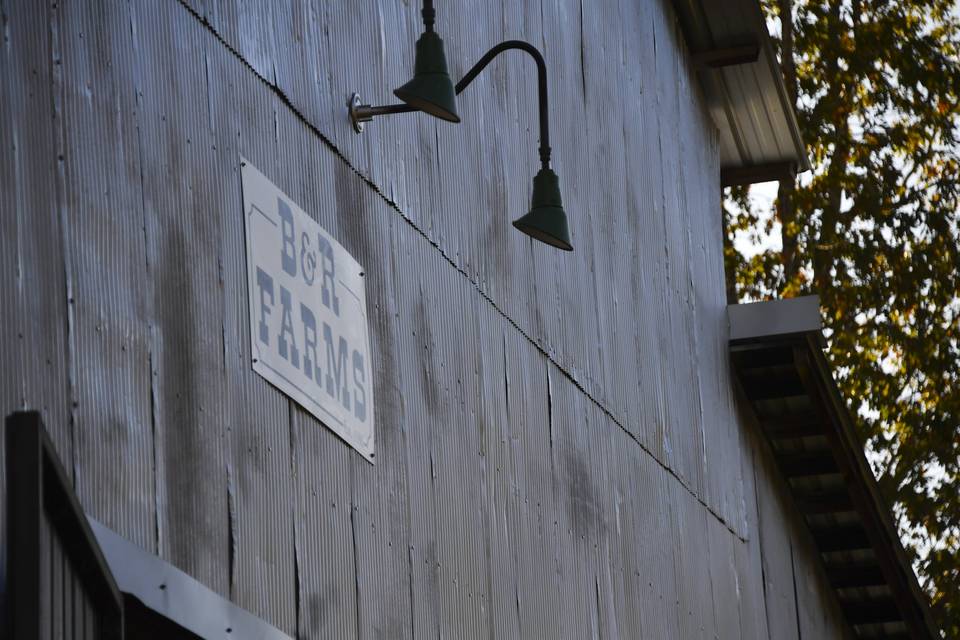The lampposts