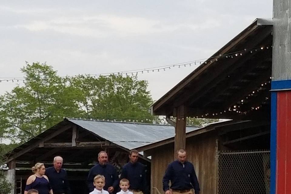 Outdoor wedding