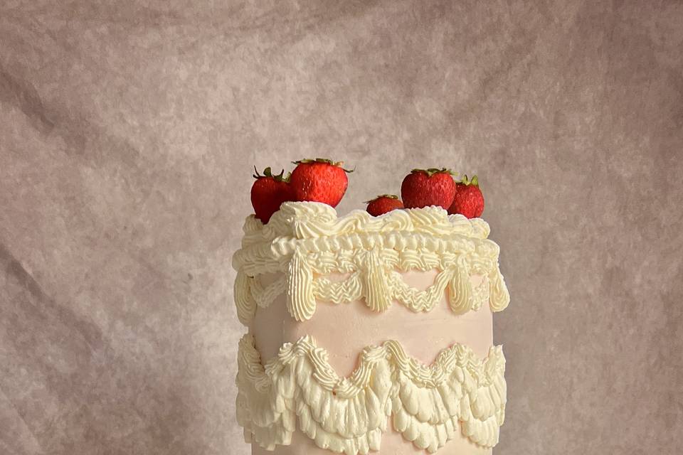 Vintage wedding cake