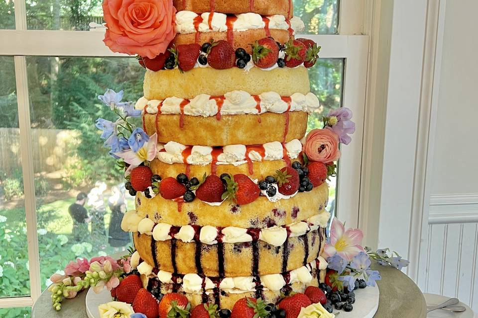 Naked fruit cake