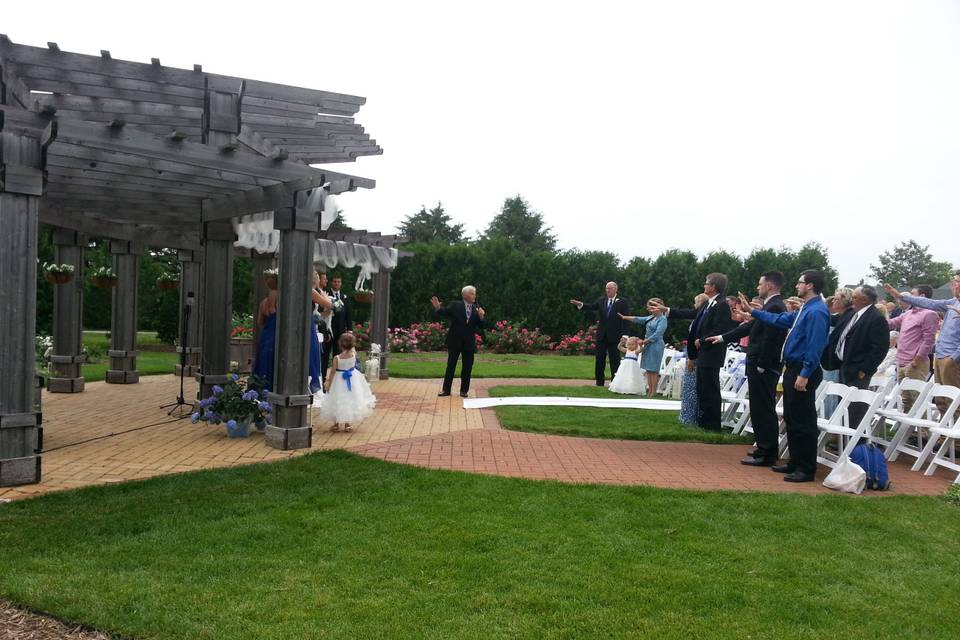 Outdoor wedding