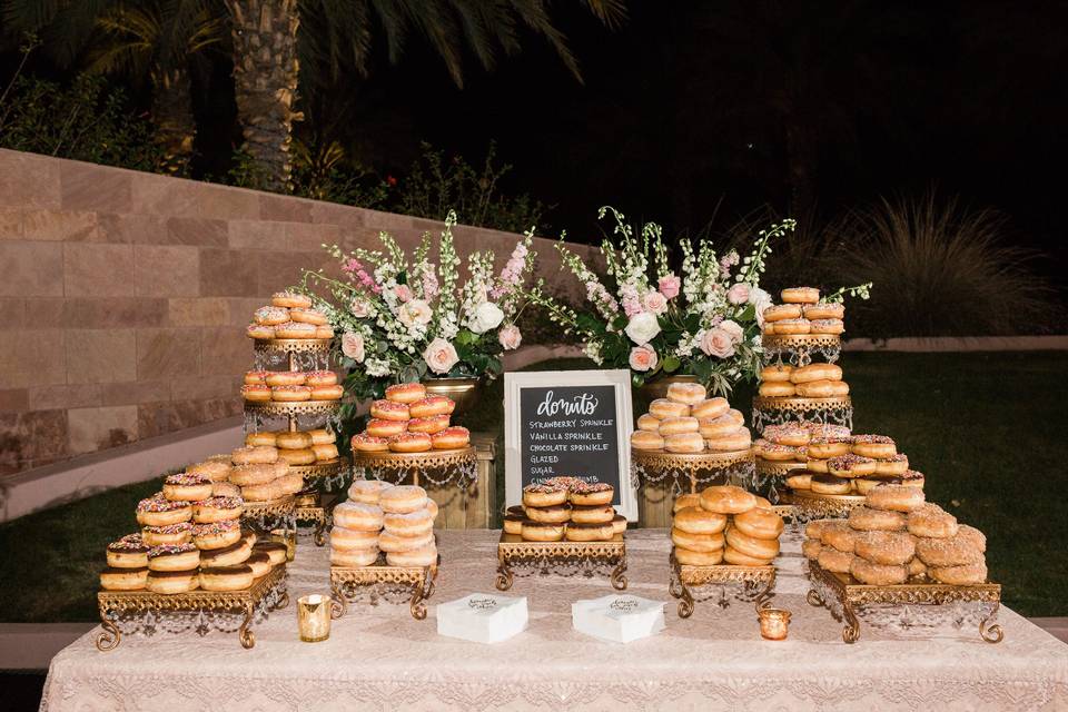 Wedding donuts