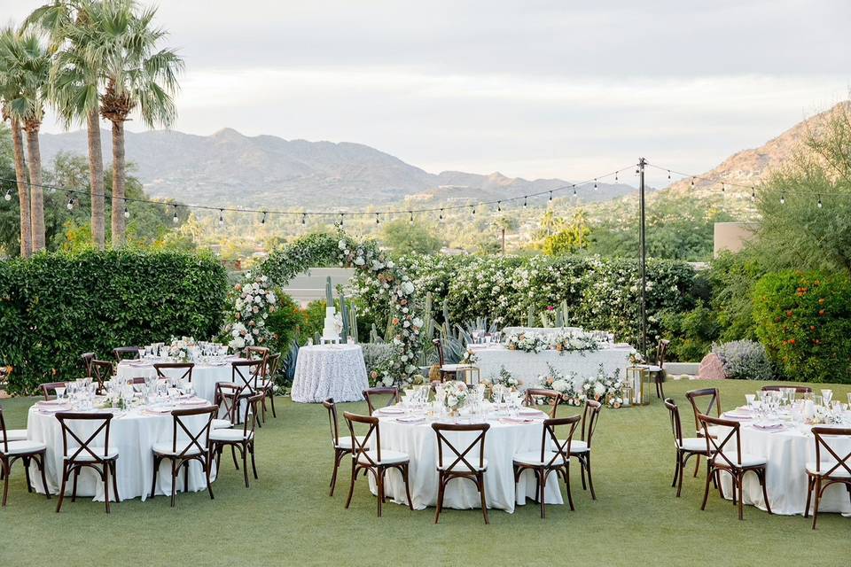 Outdoor Reception at Sanctuary