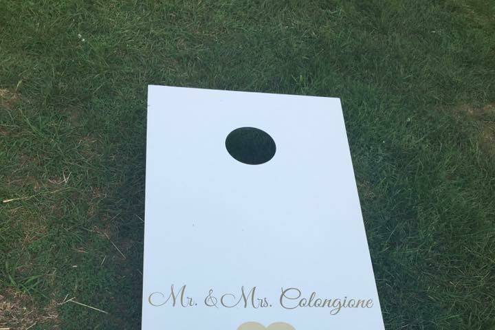 Wedding lawn games