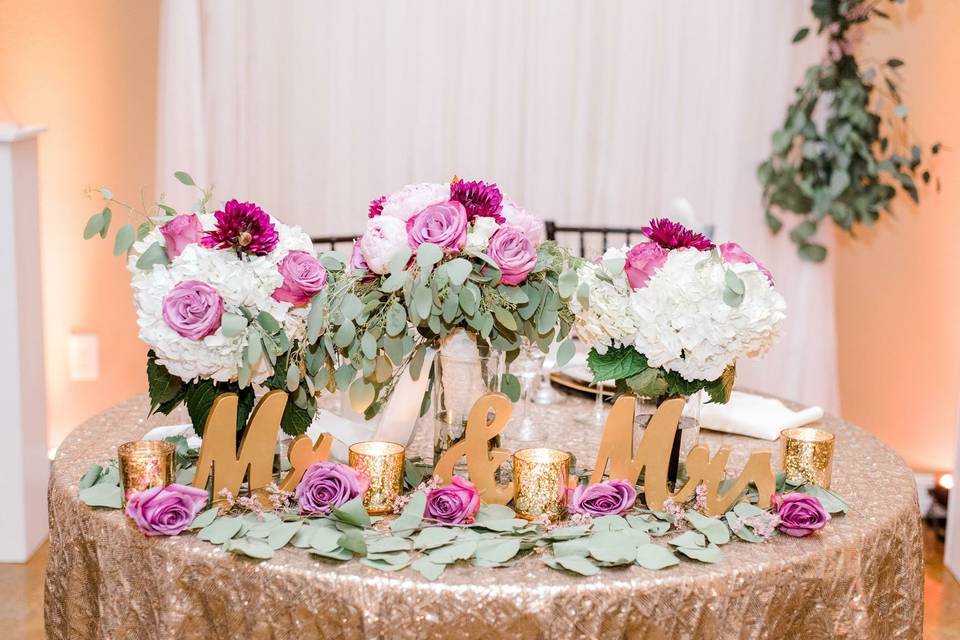 Sweetheart table