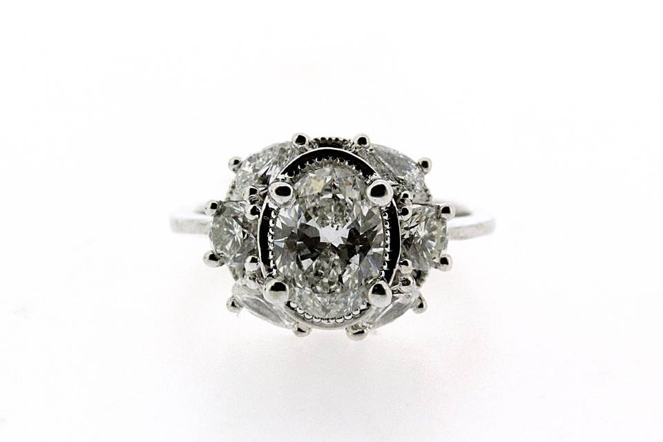 Custom engagement ring