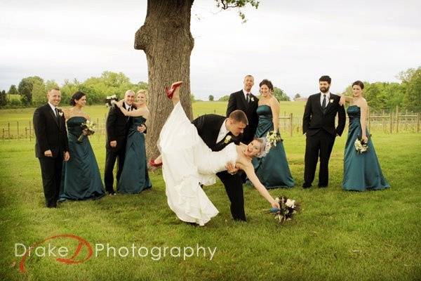 Pleasant Hill Vineyards was honored to host Kendra and Brad Motz beautiful wedding, check out the shoes.