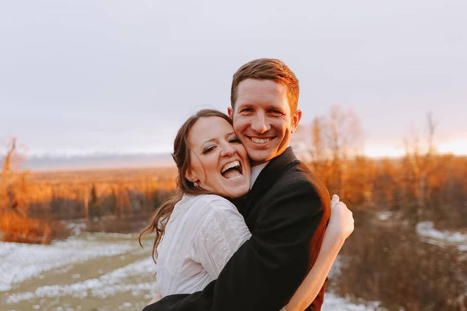 Casual Alaskan Wedding