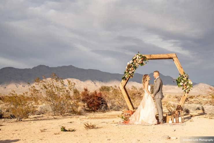 Elegant ceremony décor