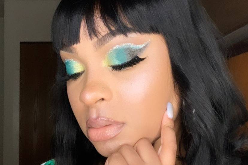 Colorful Glam Makeup