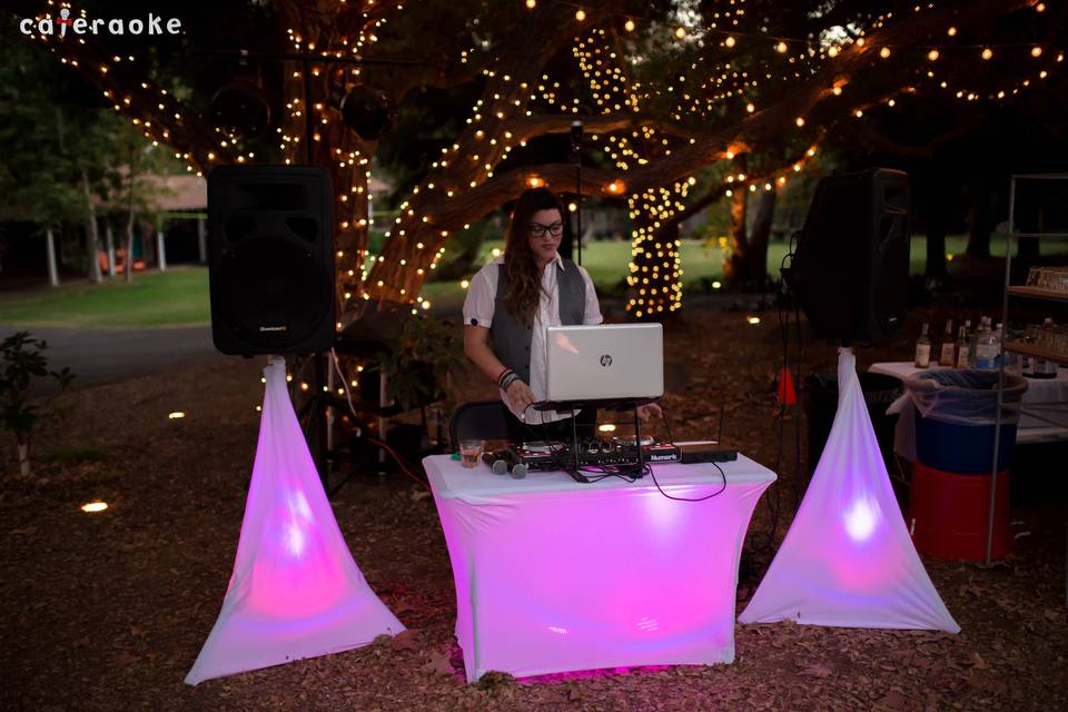 Lovely Set up for an outdoor wedding!